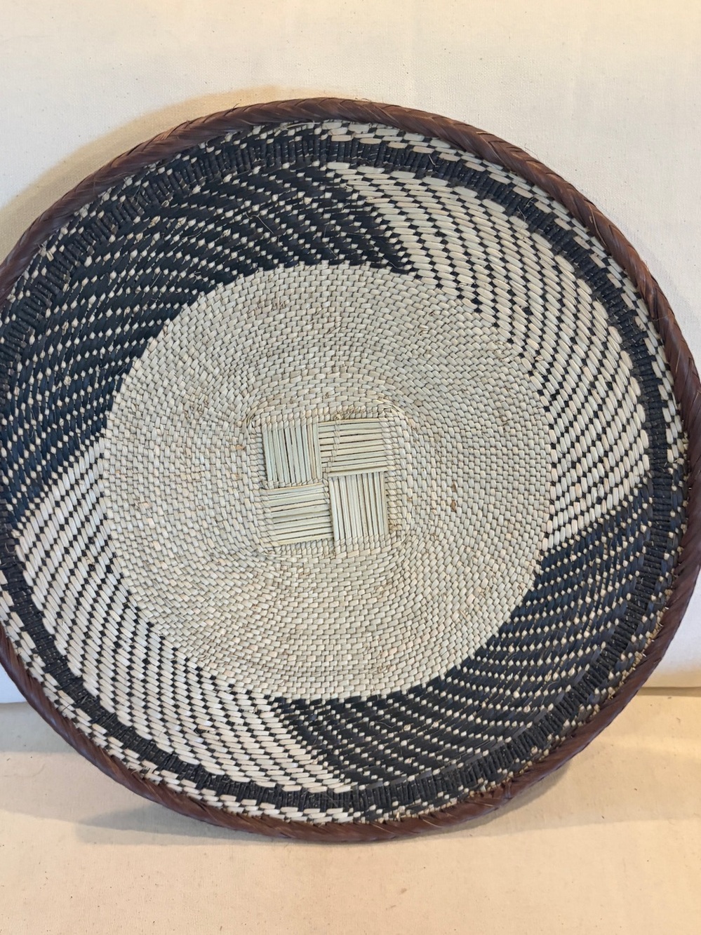 NEW Africa Woven Basket. Made by the Binga people of Zambia/Zimbabwe